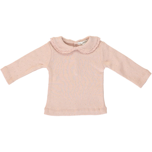 Bebe Collar Top - Powder