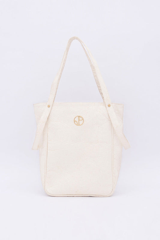 Tokyo Totebag Pinatex - Latte White