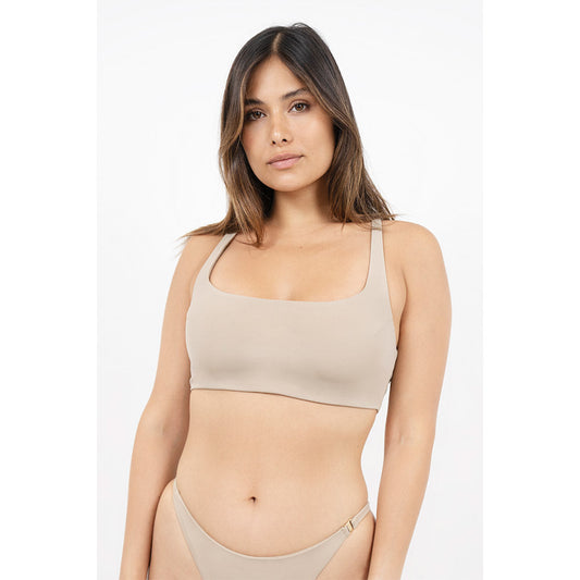 Crete Bikini Top - Sand Beige