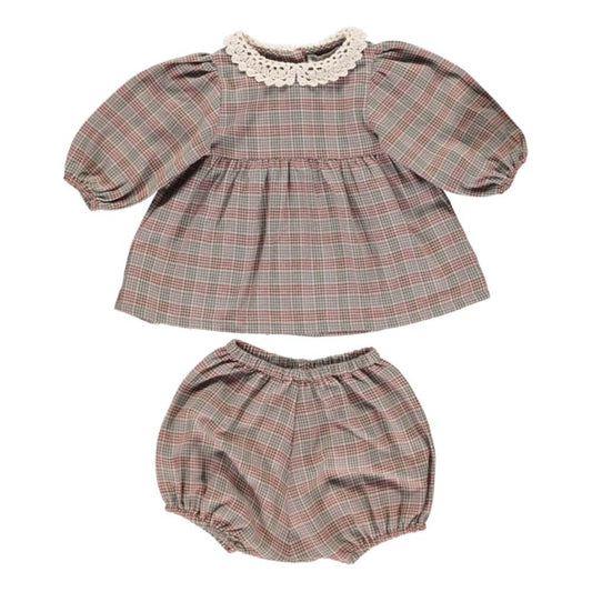 Eleanor Baby Set - Vintage Plaid