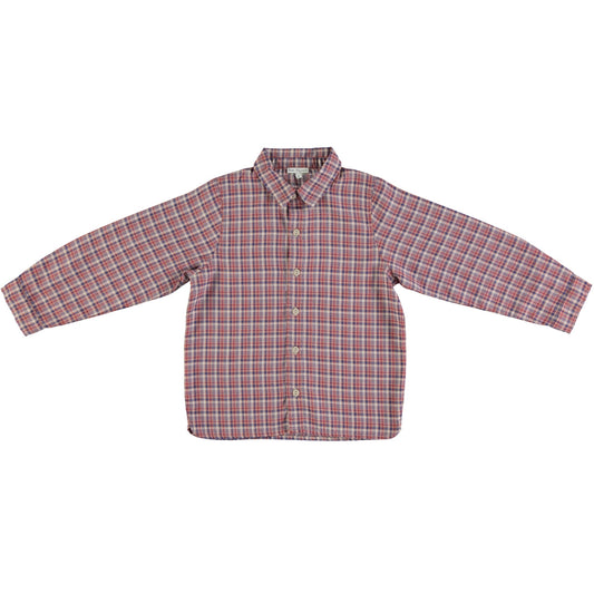 Eli Shirt - Red Tartan Check