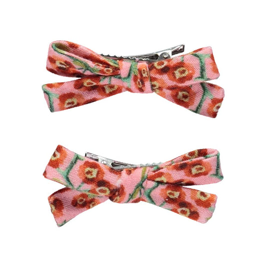 Matilde Pigtail Set - Pink Floral