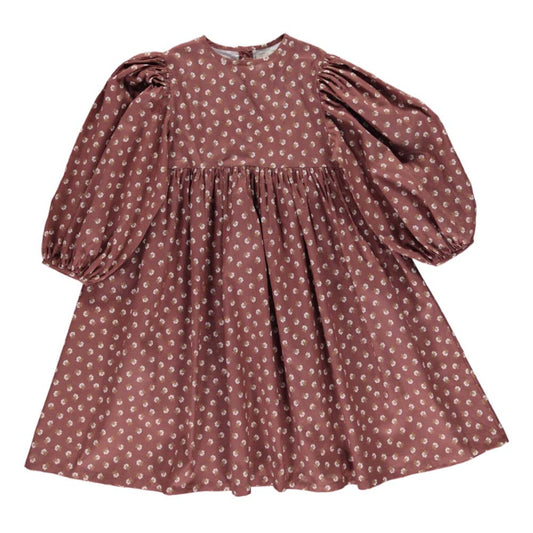 Flora Dress - Walnut Ditsy Floral