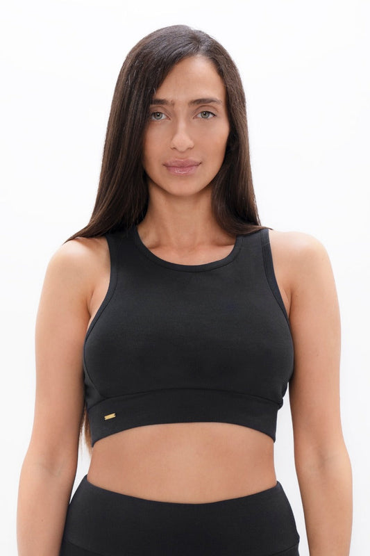 Boston Workout Bra - Black Sand