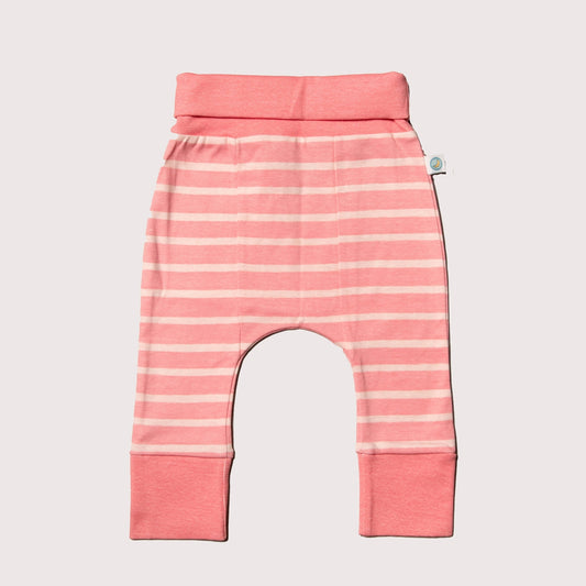 Grow with Me Harem Pants - Peony Stripe