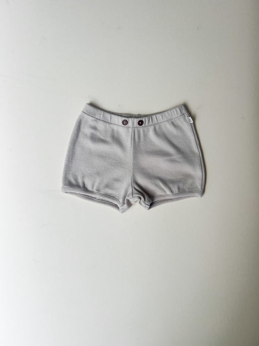 Button Shorts - Mushroom Beige