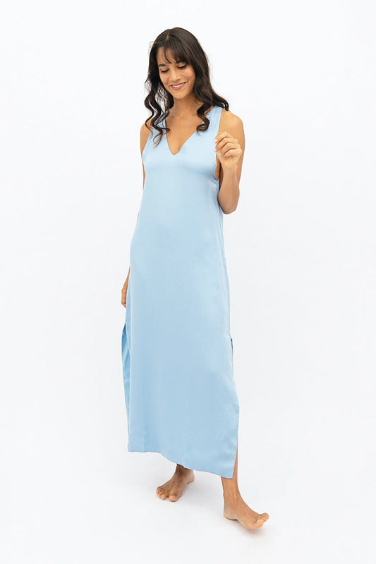 Capri Maxi Dress - Sommerhus Blue