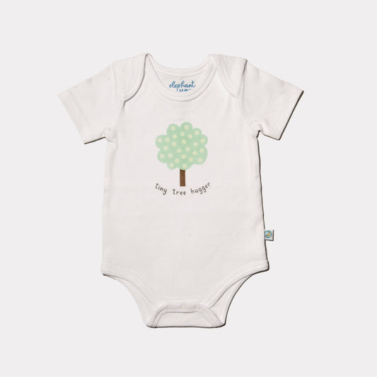 Grow With Me-Short Sleeved Onesie - Tiny Tree Hugger