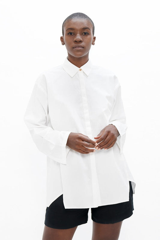 Budapest Oversize Shirt - Cloud White