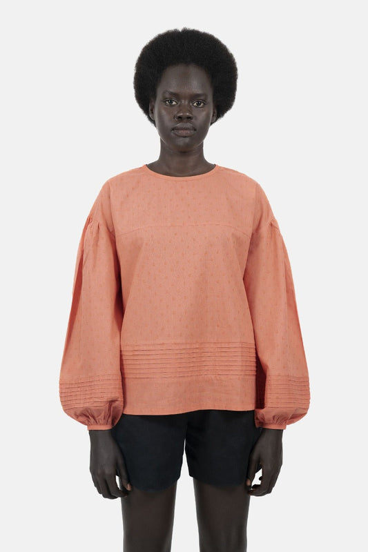 Strasbourg Blouse - Peonidin Peach