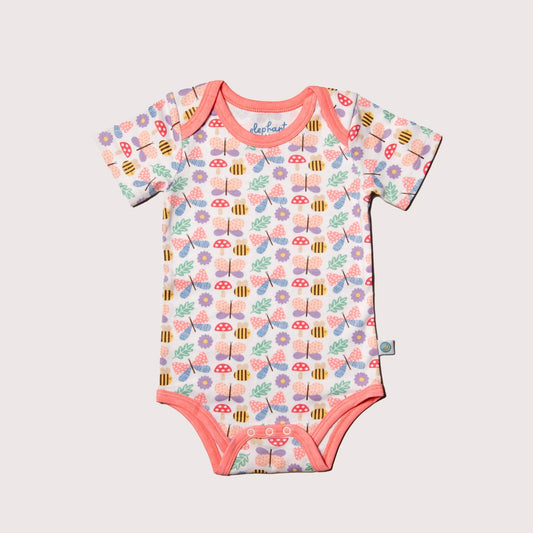 Grow With Me-Short Sleeved Onesie - Flutter Friends