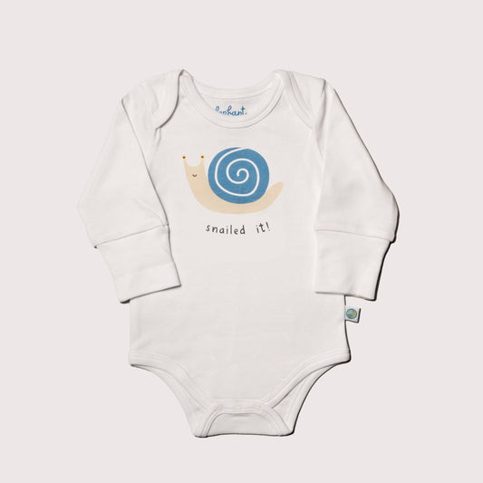 Grow With Me-Long Sleeved Onesie - Snailed It!