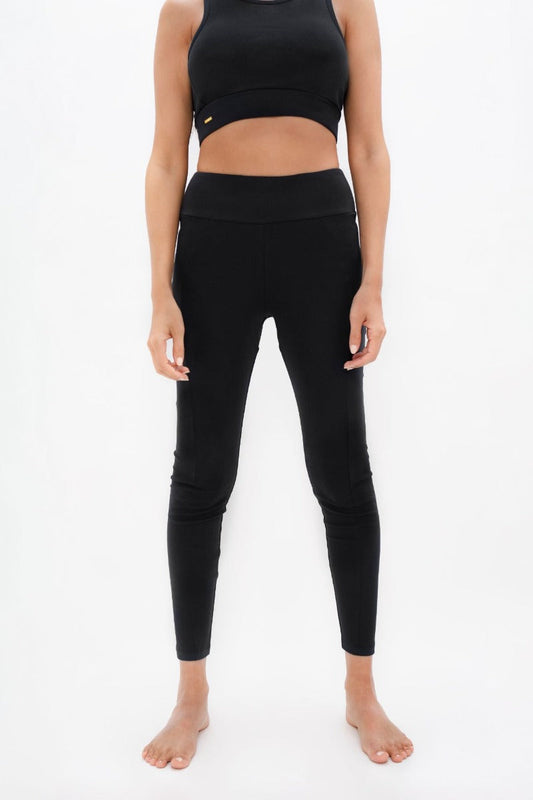 Munich Ankle Length Legging - Black Sand